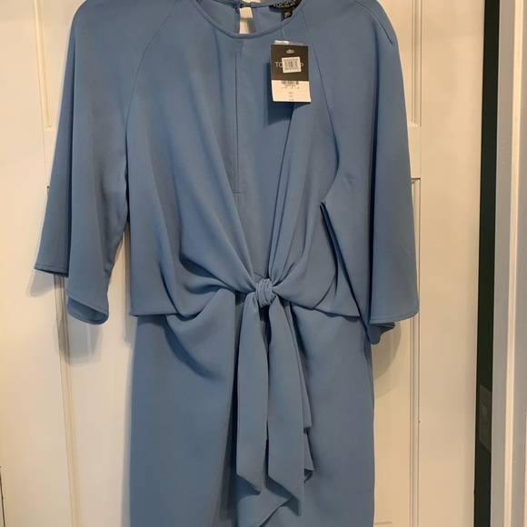 NWT: TopShop Blue tie dress - Picture 6 of 6